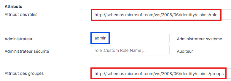 Captura de atributos de roles y grupos en Cyberwatch